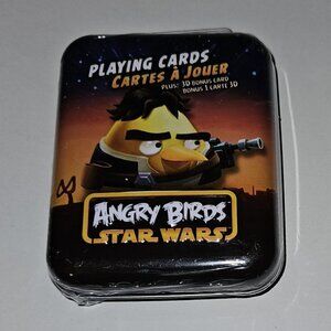 NEW Star Wars Angry Birds Yellow Han Solo Playing Cards Deck Collectible Tin